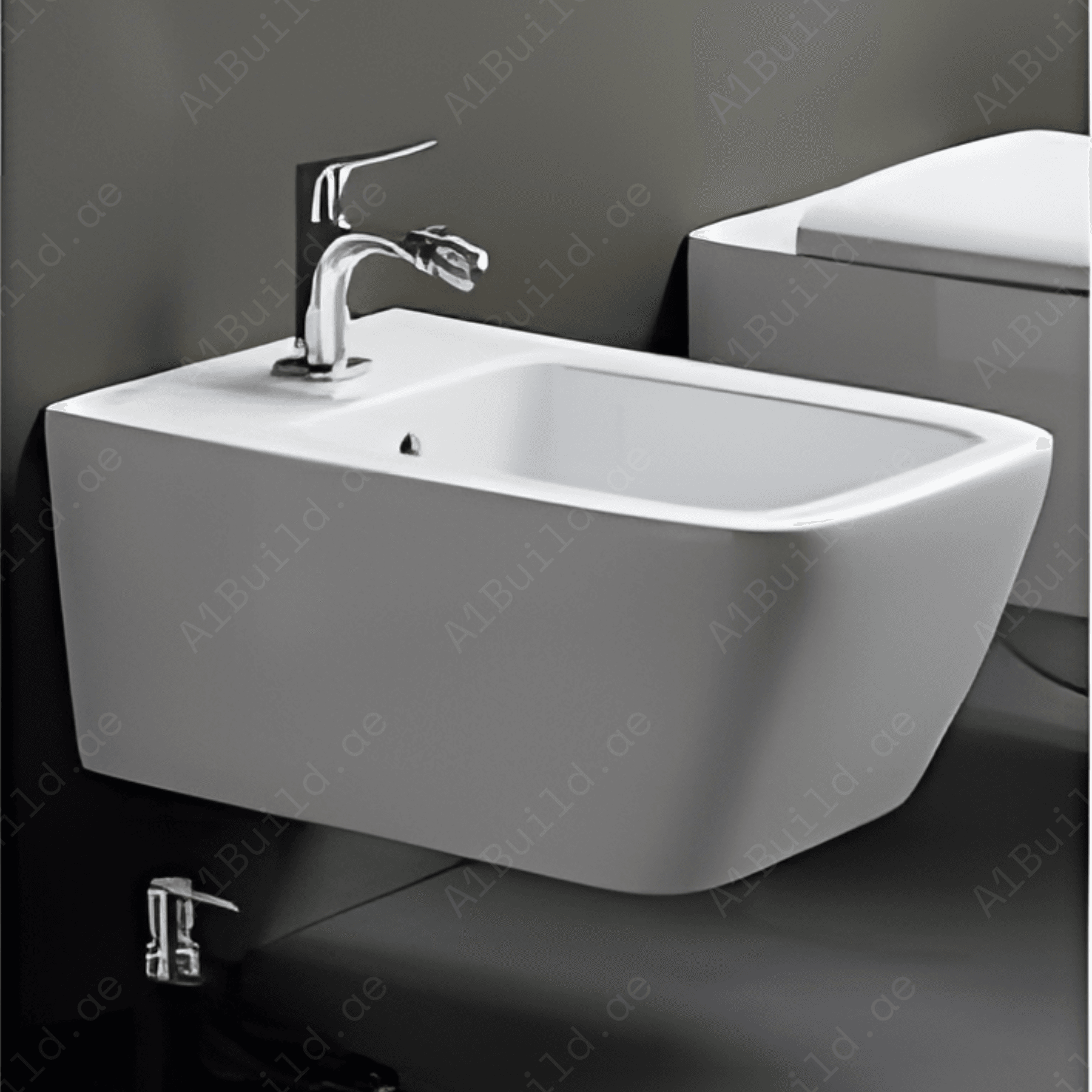 WALL HUNG BIDET, SIZE: 510*345*305MM, MM, WHITE COLOR.