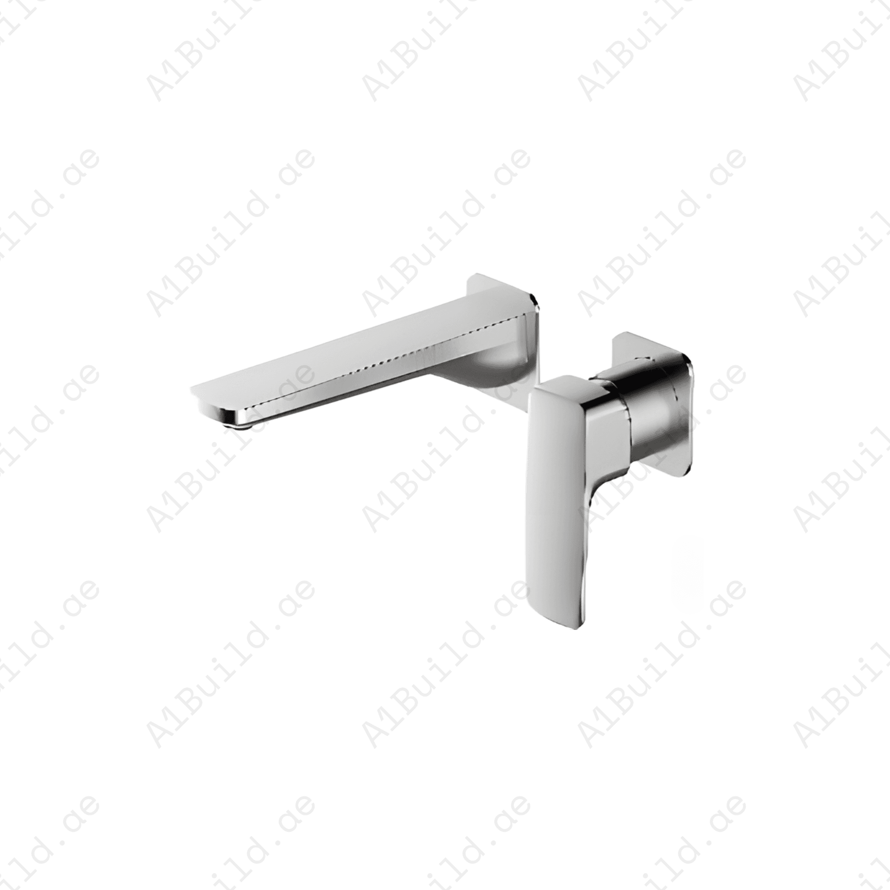 Wall-Mounted Chrome Two-Hole Basin Mixer – Modern Bathroom Fixture