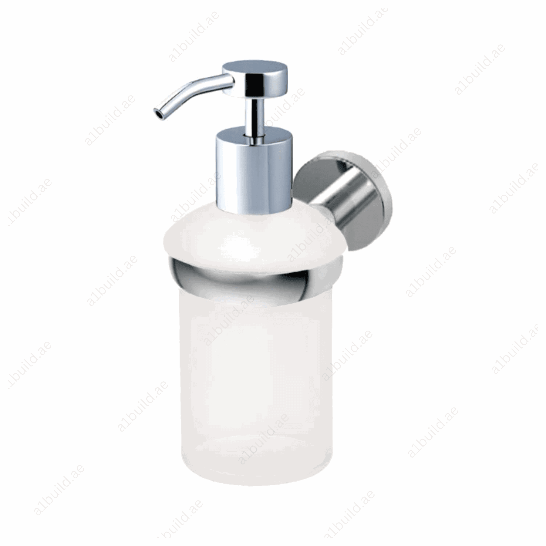 WallMountedSoapDispenserwithGlass-ChromeFinish_200mlCapacity_2