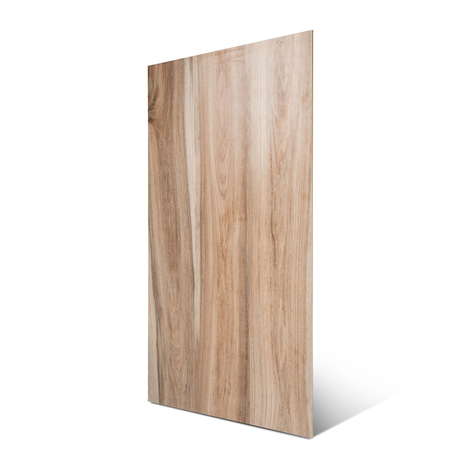 Warm Timber porcelain tile in 60x120cm size featuring rich wood grain texture, warm brown tones and durable 9mm thickness for floors and walls.