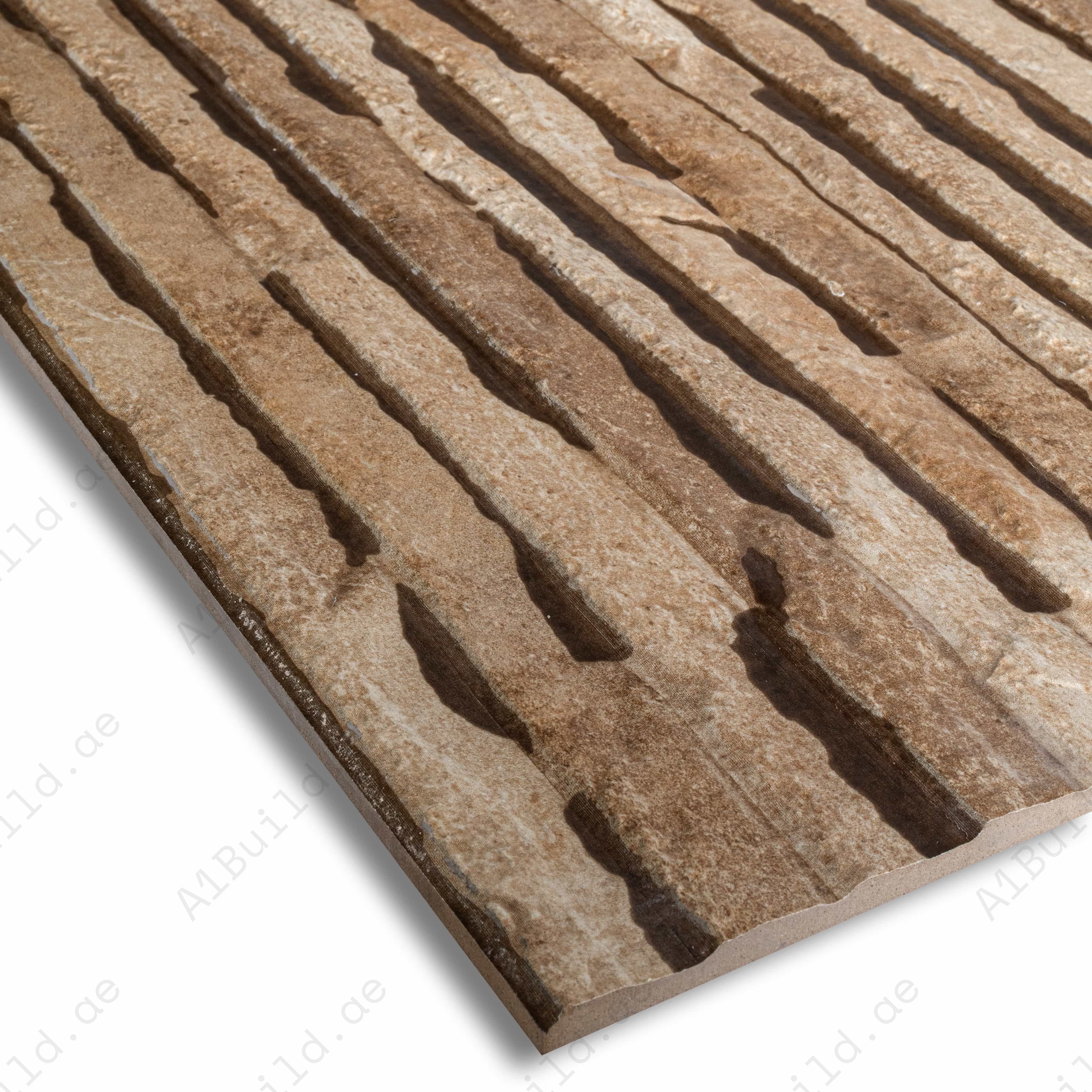 Wavestone Beige | Decorative Wall Tile for Kitchen, Bathroom & Interiors-C