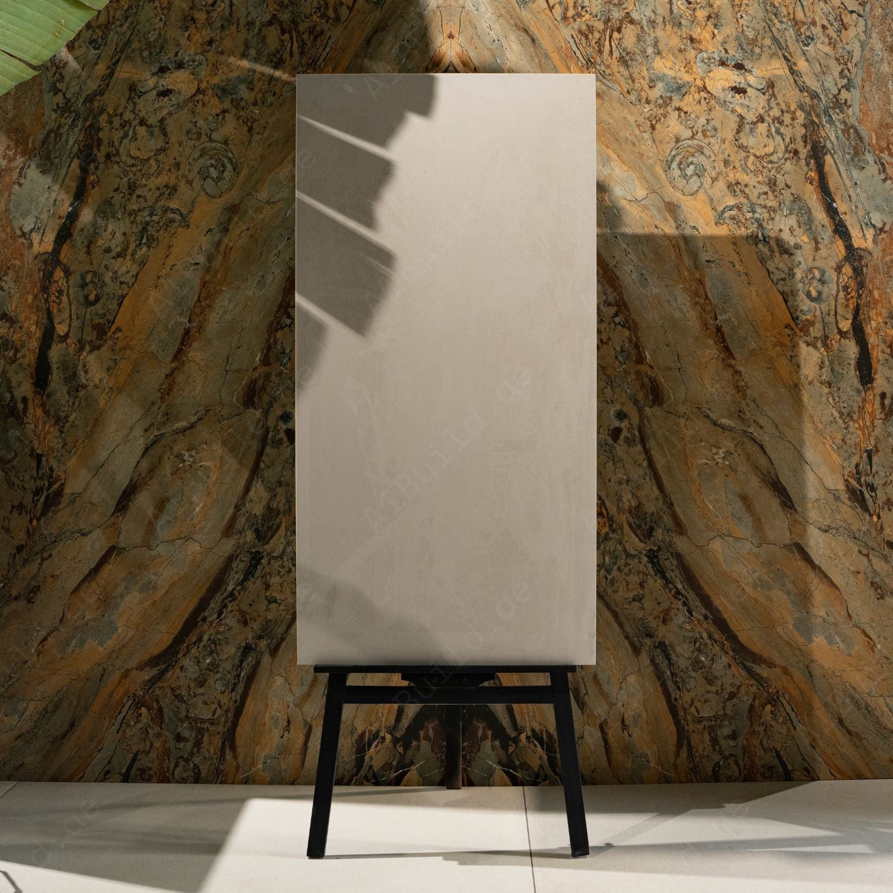 White Aurora matt porcelain tile 60x120cm x2mm with marble look, durable large format surface ideal for modern floors, walls and premium interiors.