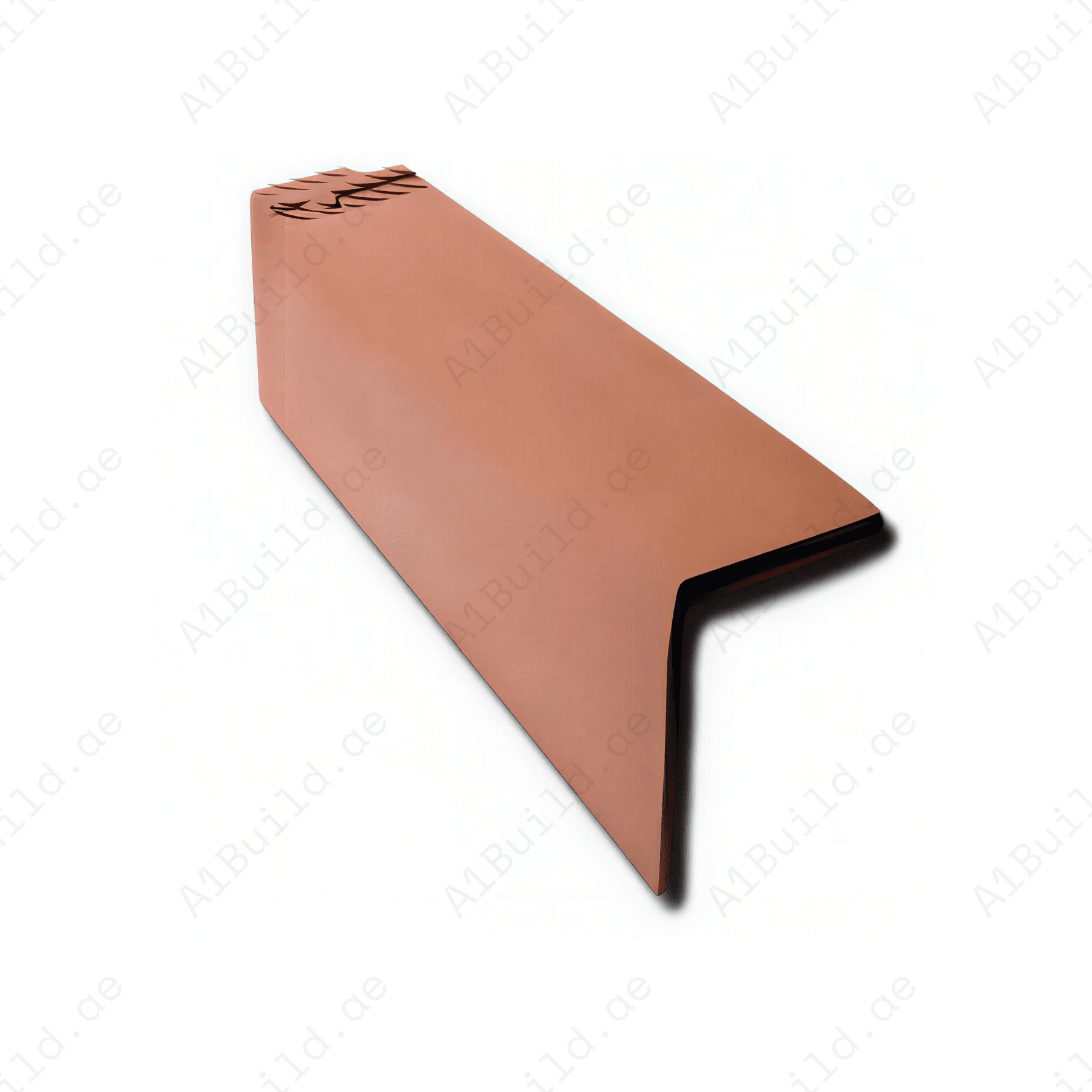 YAMAMA left verge clay tile for clean roof-edge finishing, offering strong lateral sealing, wind resistance, and lasting roof protection.