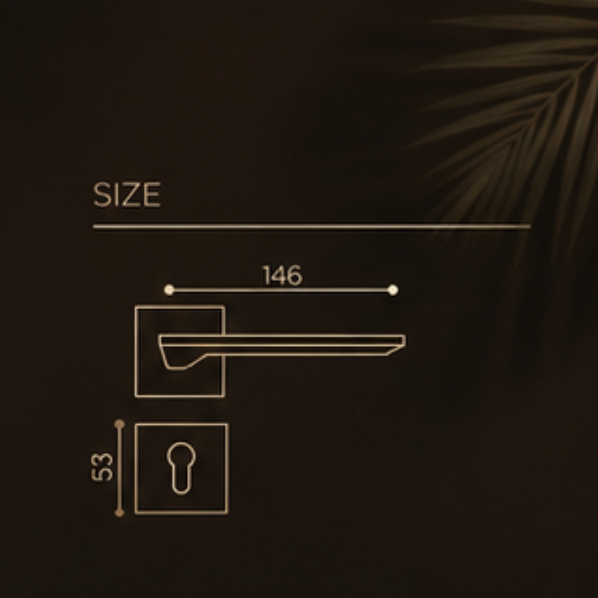 ZR190907 Cylenik Lerk door handle in zinc alloy with MSN Matt Satin Nickel & MBS Black PVD finish. Durable 146x53mm luxury handle for modern interiors. premium