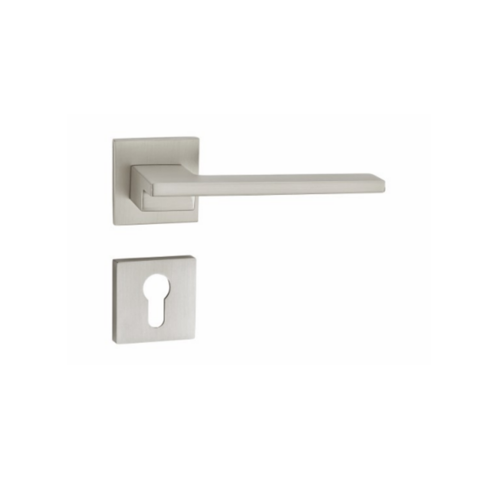 ZR230455 luxury zinc alloy door handle in Satin Brass, Coffee and Antique Brass finishes. Premium designer hardware for warm modern interiors.