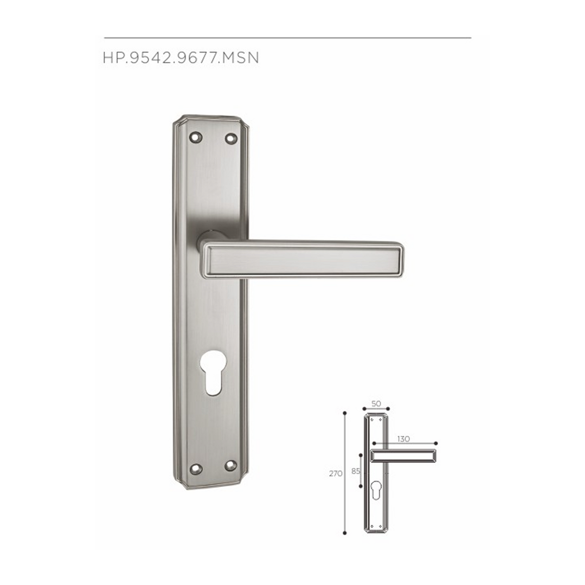 HP.9542.9677 – Premium Zinc Alloy Door Lock (MSN)