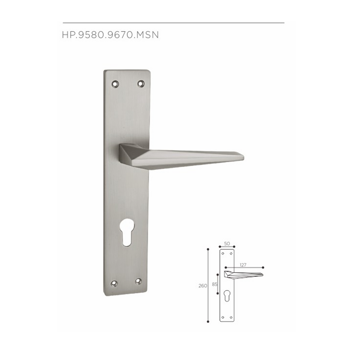 HP.9580.9670 – Premium Zinc Alloy Door Lock (MSN)