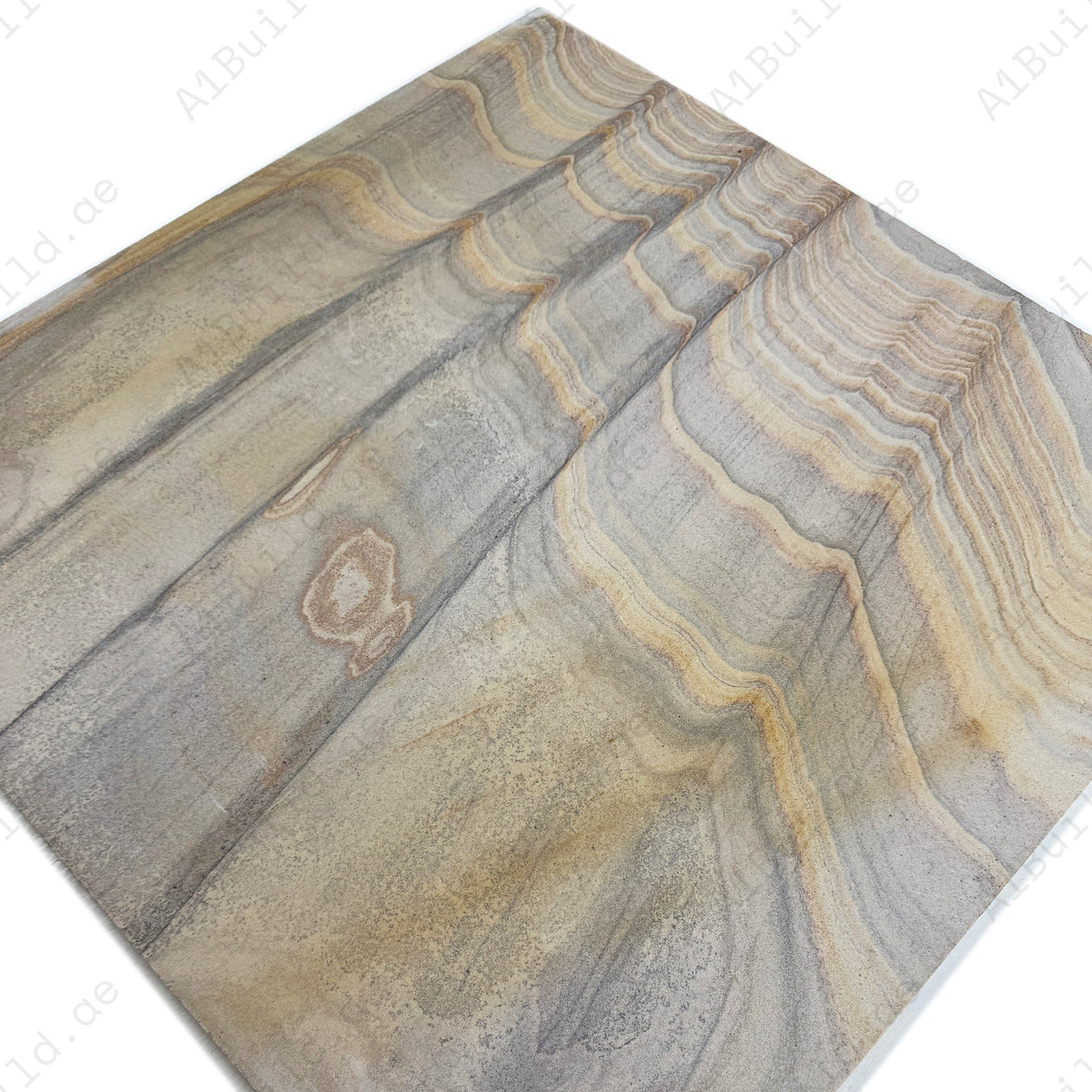 Garden Stone Series Rainbow Honed Surface Sandstone Tile