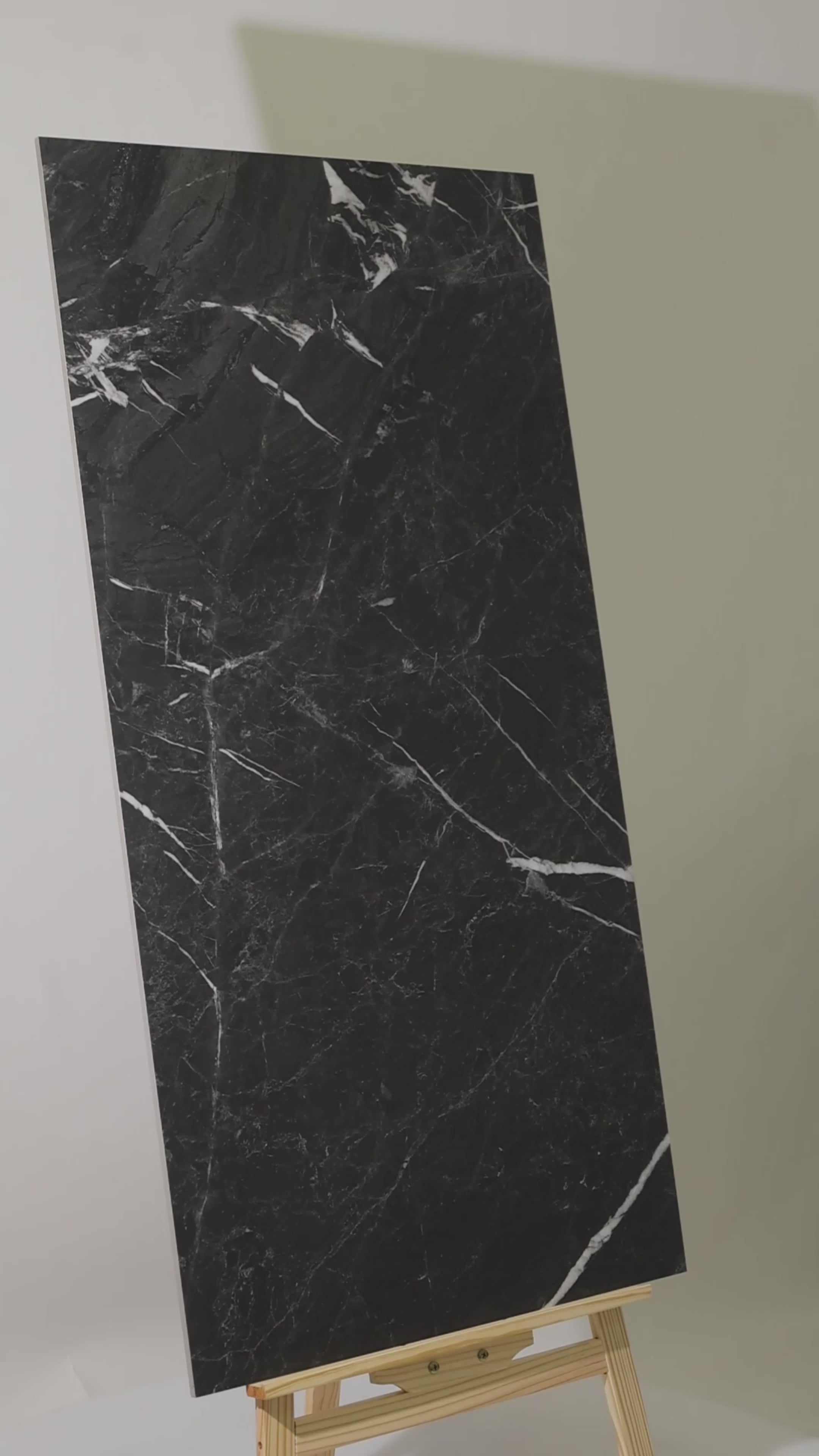 Scultoria Scott Dark Grey Porcelain Tile 60x120cm with Antiglare Matt finish. Durable 9mm porcelain tile, perfect for modern walls 