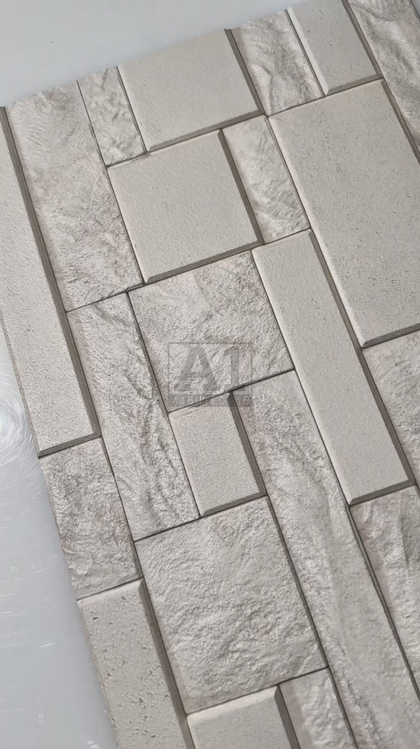 Cubic Bianco – Modern Ceramic Indoor Outdoor Wall Tile